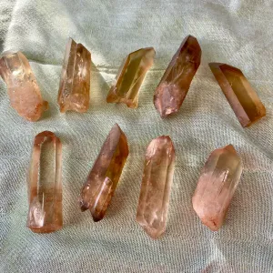 1 Natural Citrine Quartz From Mansa, Zambia, Citrine Points