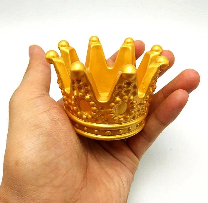 3d Crown Silicone Mold, Ashtray Candle Holder Crown Plaster Silicone Mold, Cake Mold, Chocolate Mold, Decoration Tools, Fondant Polymer Clay