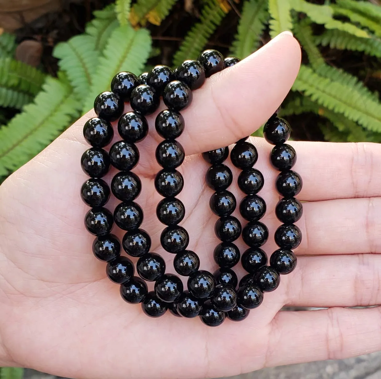 Adabele Natural Gemstone Bracelet 7.5 inch Stretchy Chakra Gems Stones 8mm (0.31") Beads Healing Crystal Quartz Women Men Girls Gifts (Unisex) 7.0 Inches agate