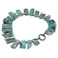 African Turquoise Two Sided Necklace
