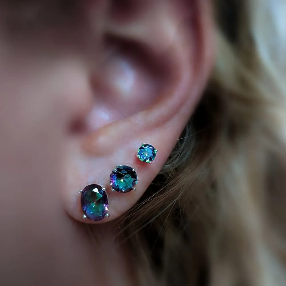Alexandrite Stud Earrings