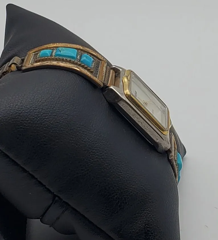 Arenix - Vintage Wristwatch with Southwestern Design Expandable Wristband