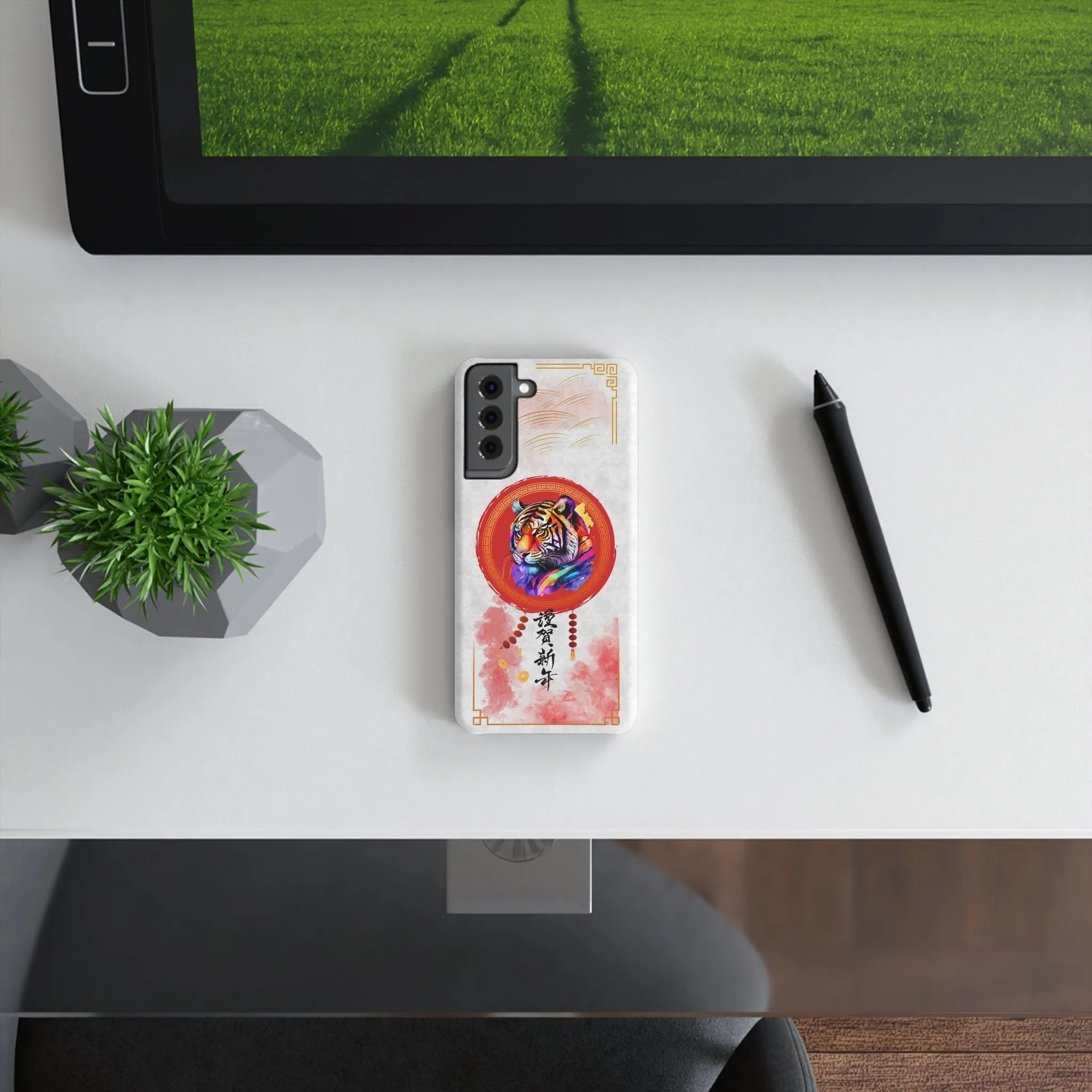 Artistic Tiger Slim Snap Case - Vibrant Design for Phone Protection