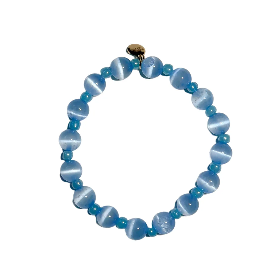 Blueberry Selenite Bracelet
