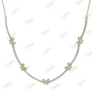 Butterfly String Necklace