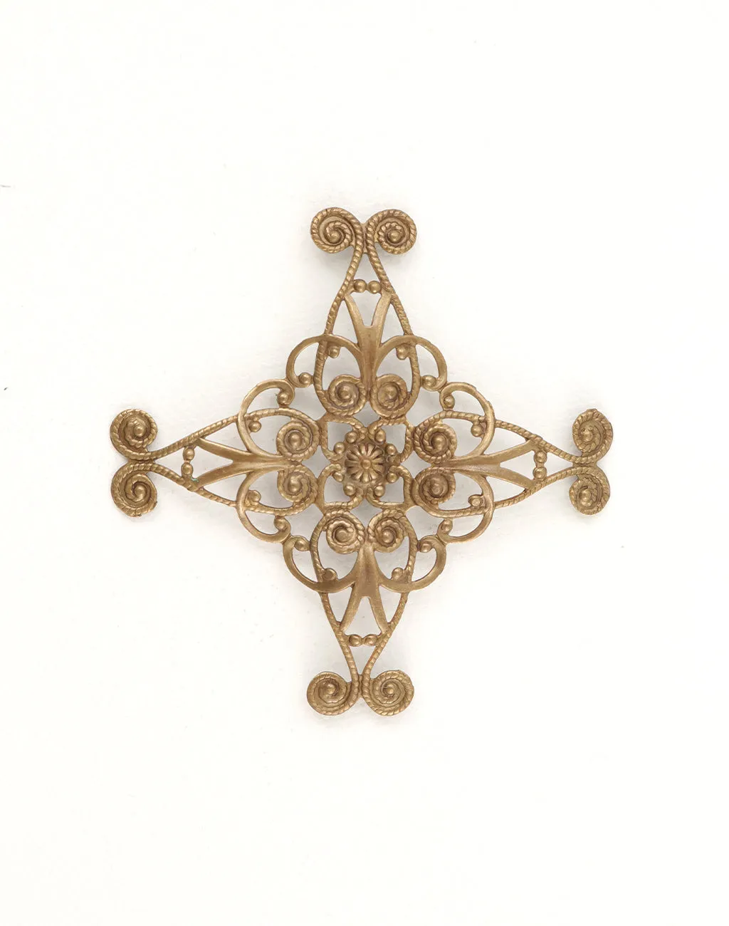 Diamond Swirl Filigree, 60mm, (1pc)