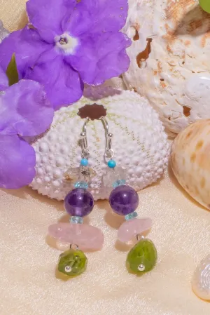 Earrings Histoire Gemstone Colour Tumble
