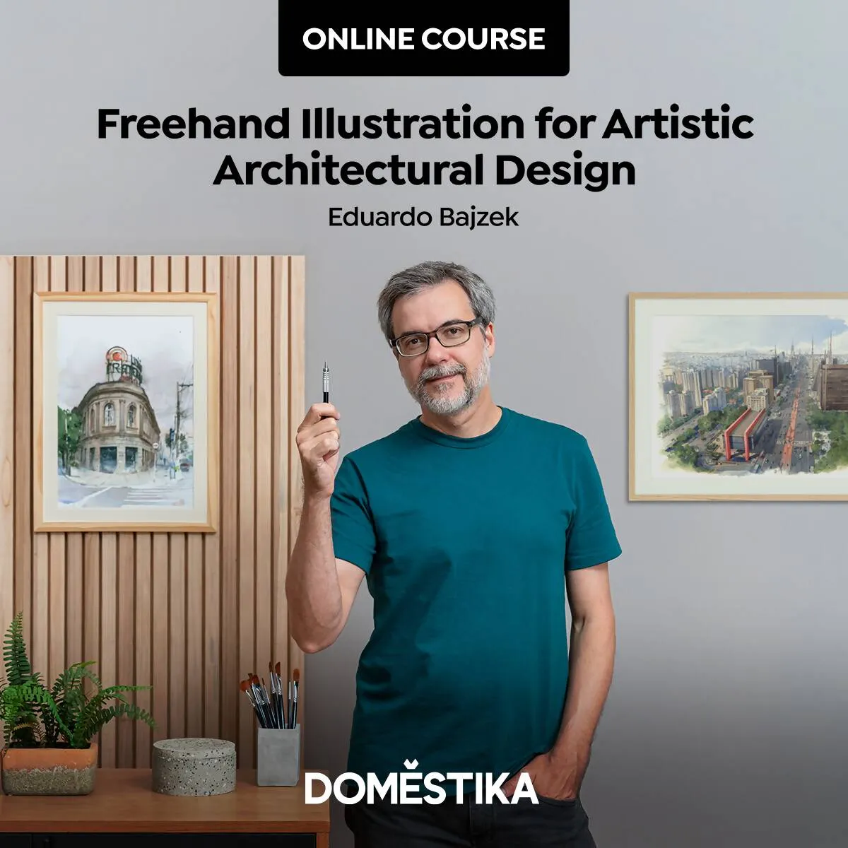 Freehand Illustration for Artistic Architectural Design