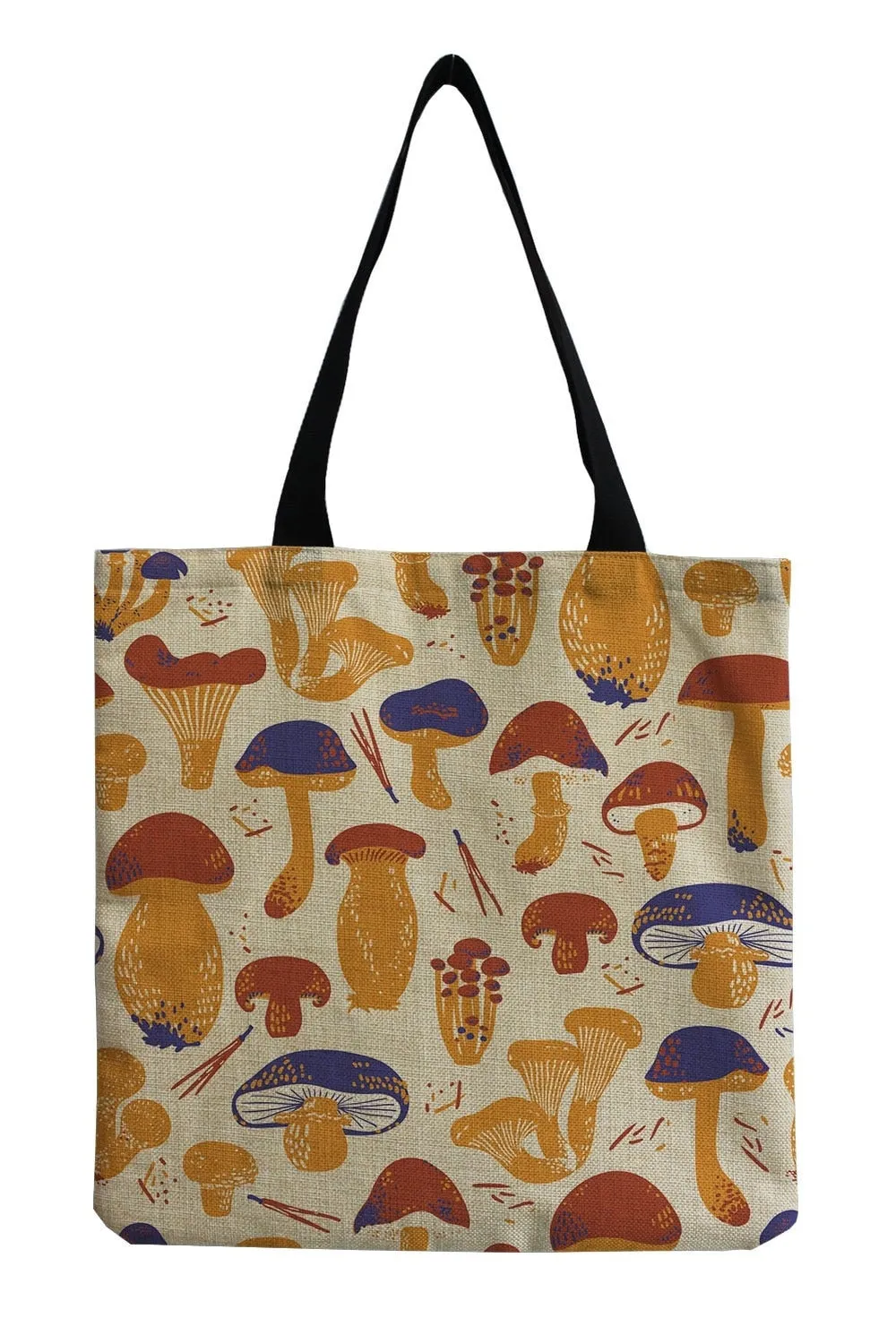 Goblincore Artistic Floral Tote Bag