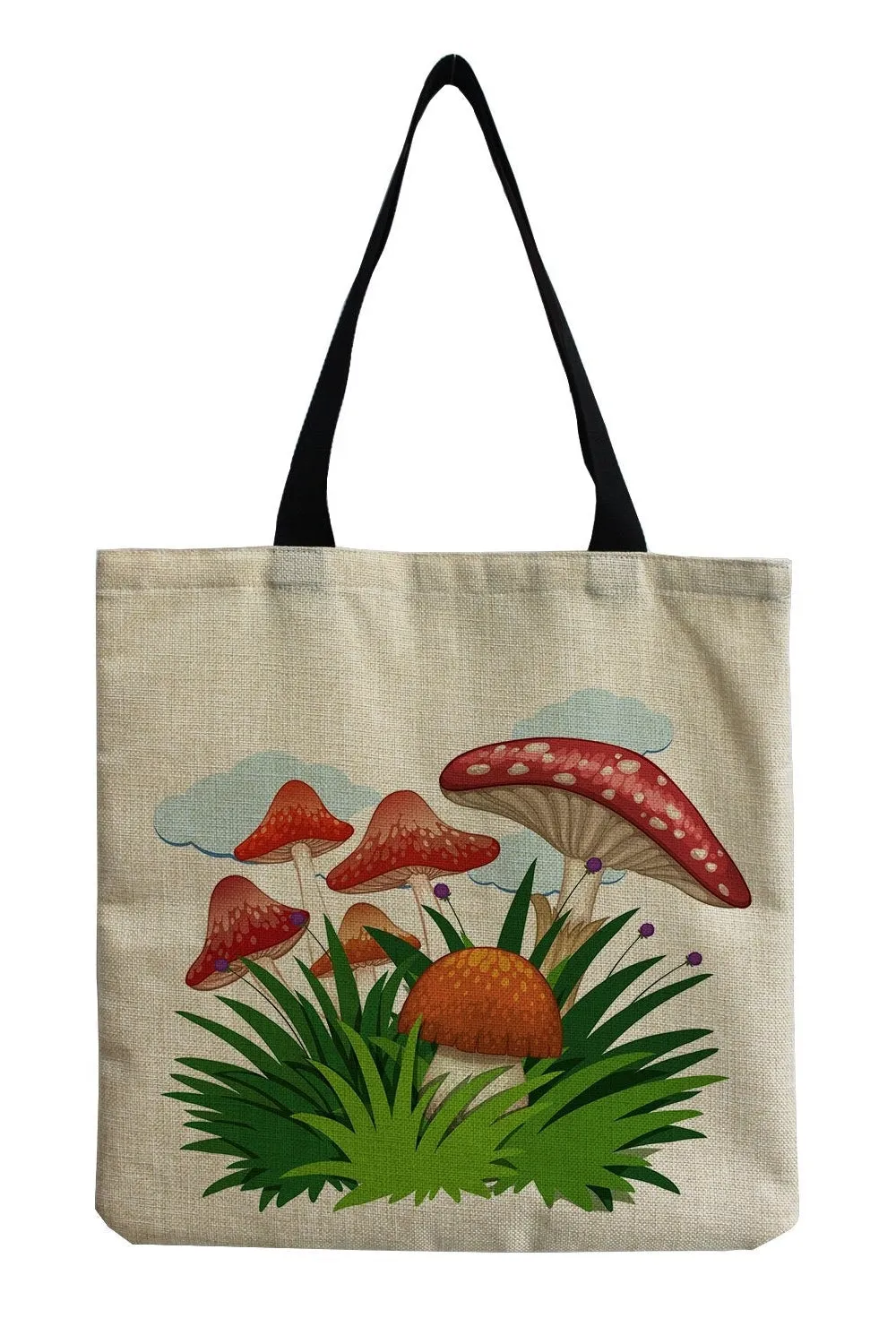 Goblincore Artistic Floral Tote Bag