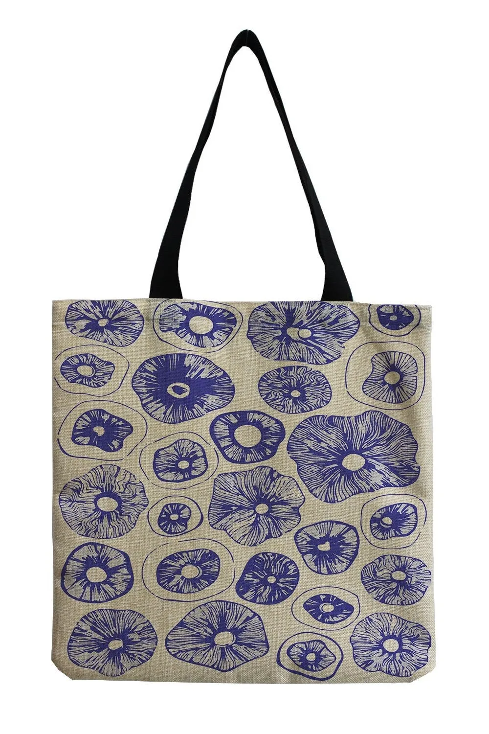 Goblincore Artistic Floral Tote Bag