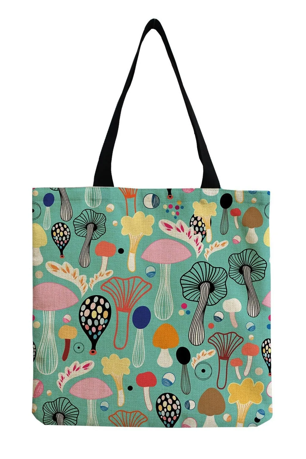 Goblincore Artistic Floral Tote Bag