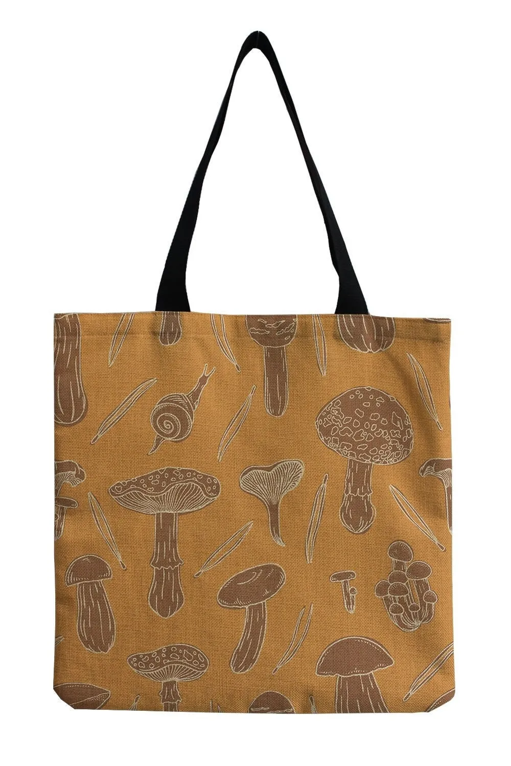 Goblincore Artistic Floral Tote Bag