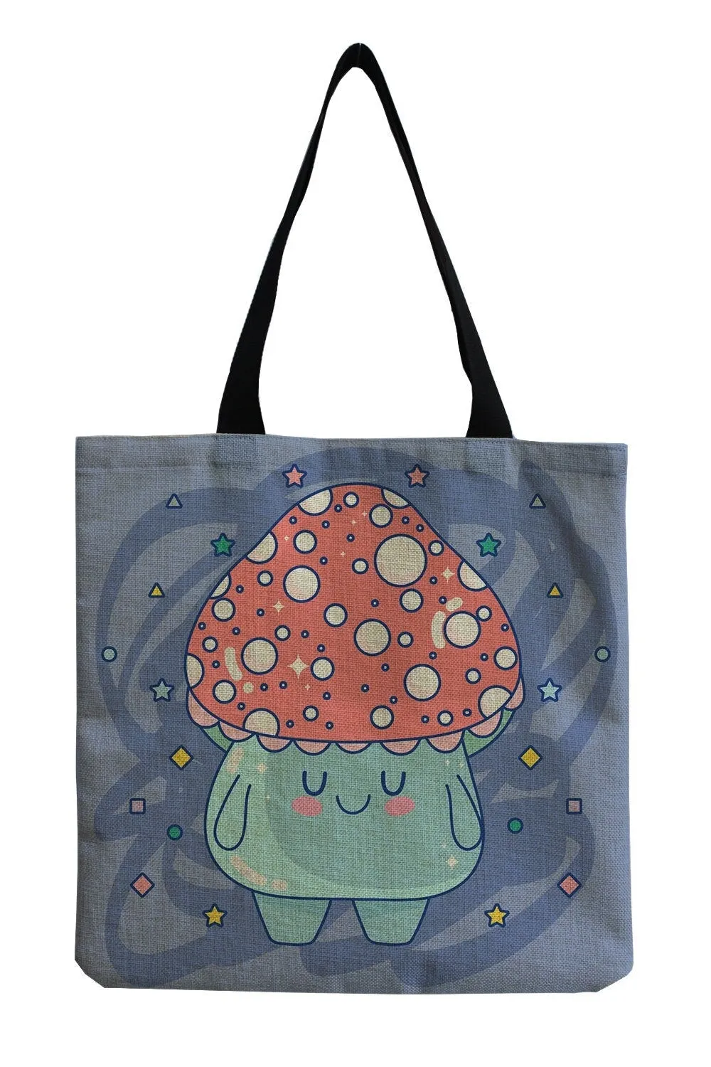 Goblincore Artistic Floral Tote Bag
