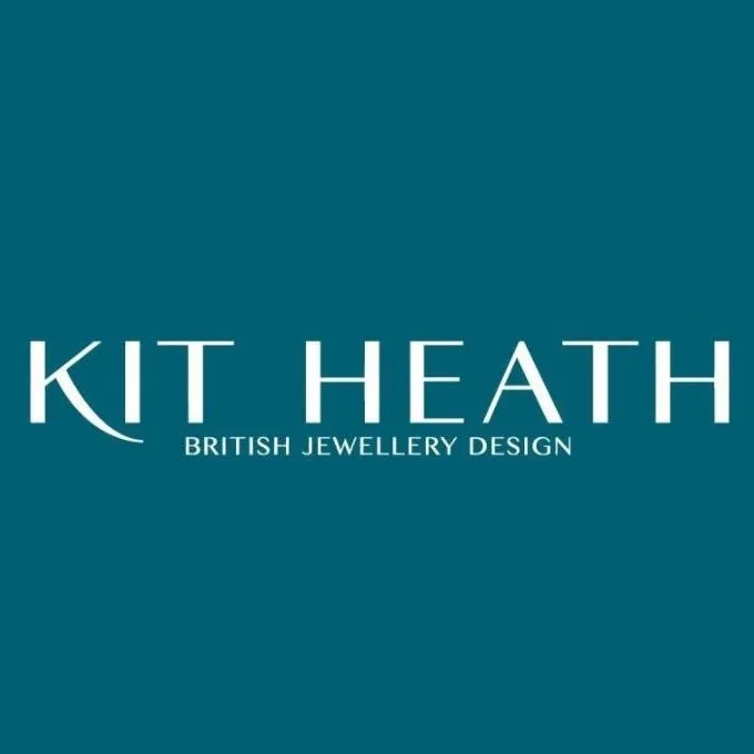 Kit Heath Desire Precious White Topaz Heart Stud Earrings