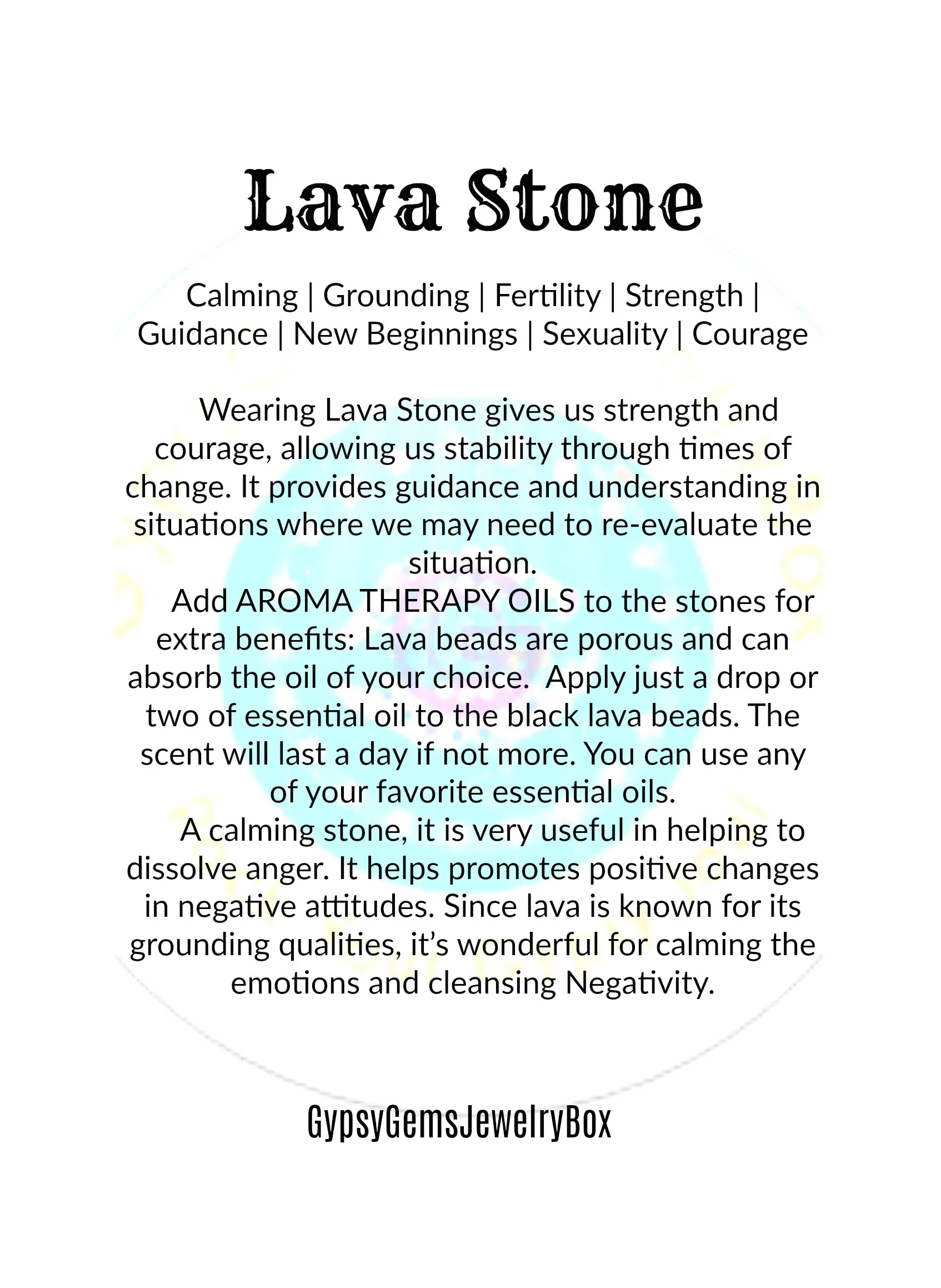 Lava Stone•Black Lava Rock & Amber Aromatherapy Custom Size Round Stretch (8mm) Natural Gemstone Crystal Energy Bead Bracelet