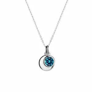 March Birthstone Pendant - Aquamarine