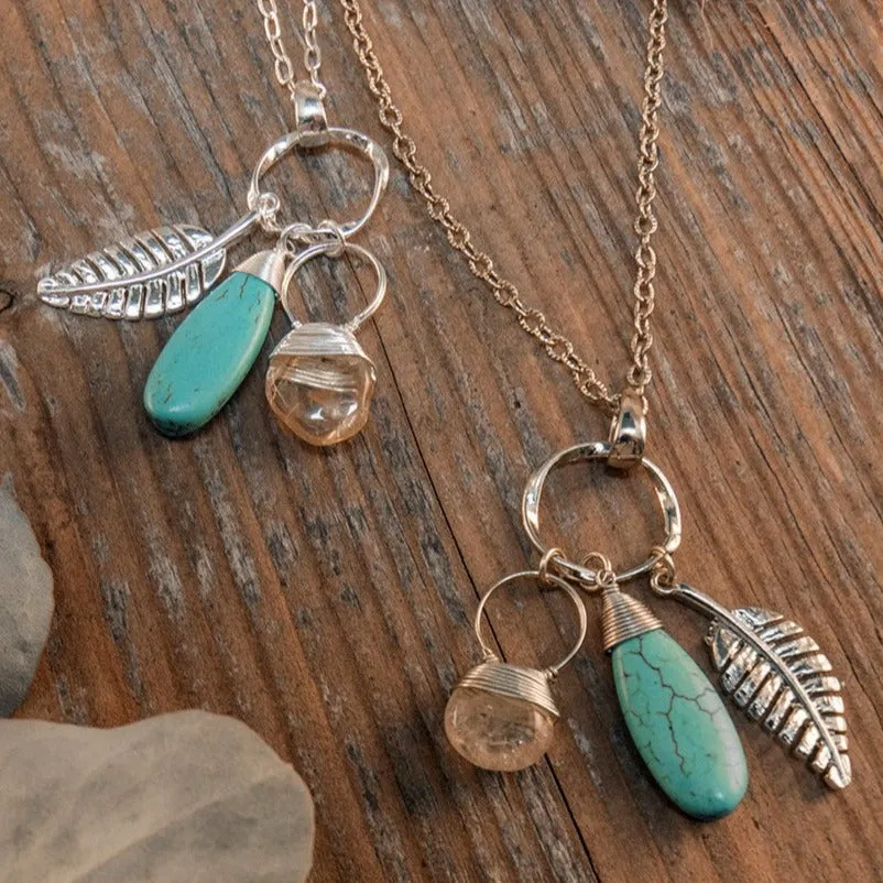 mykenna necklace-turquoise