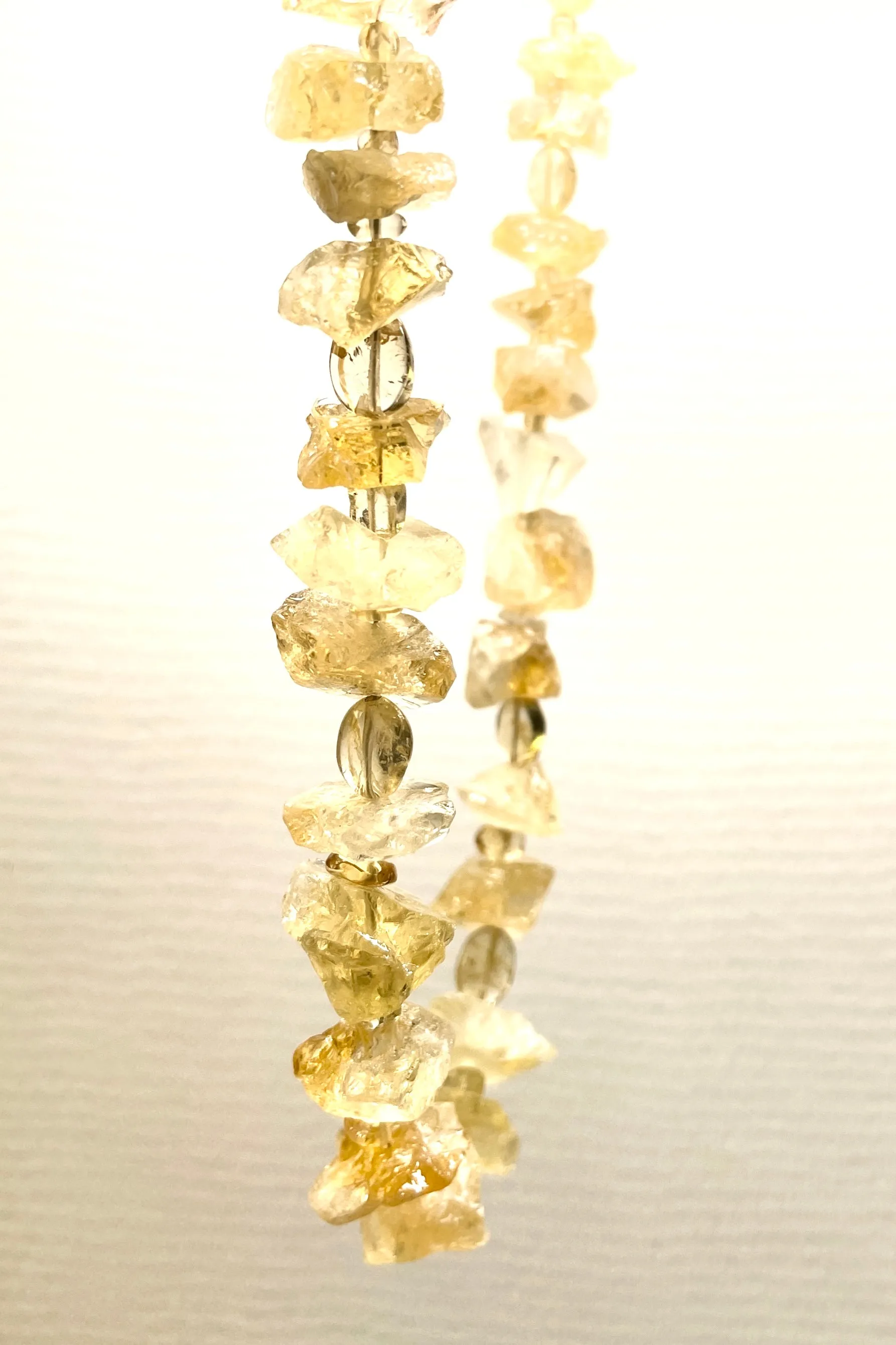Necklace Crystal Honey Shards
