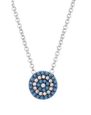 NOA TURQUOISE EVIL EYE NECKLACE