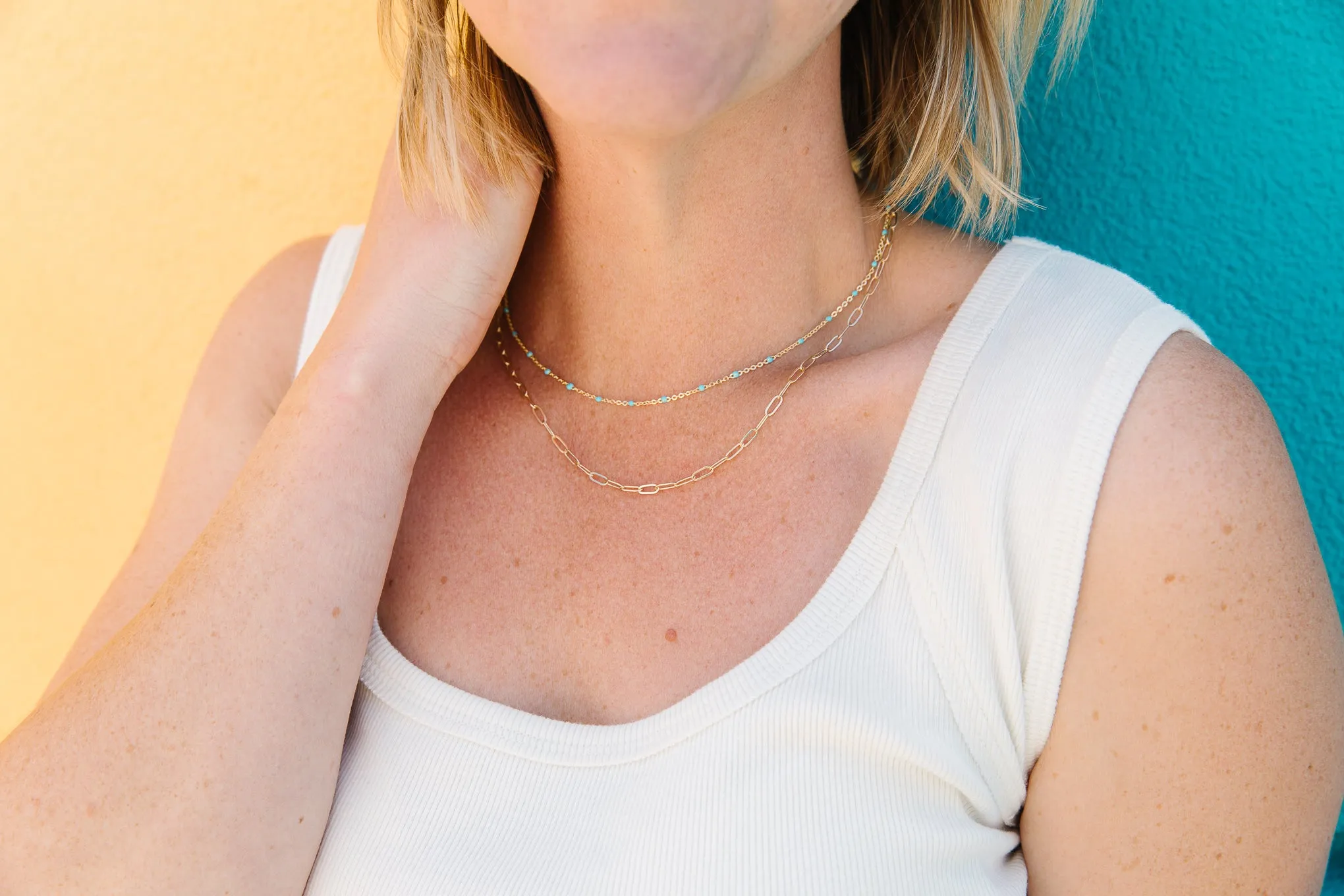 Pop of Turquoise Necklace