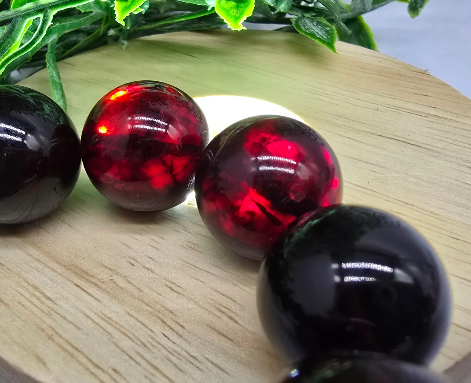Red Amber High-Grade Bracelet 16mm