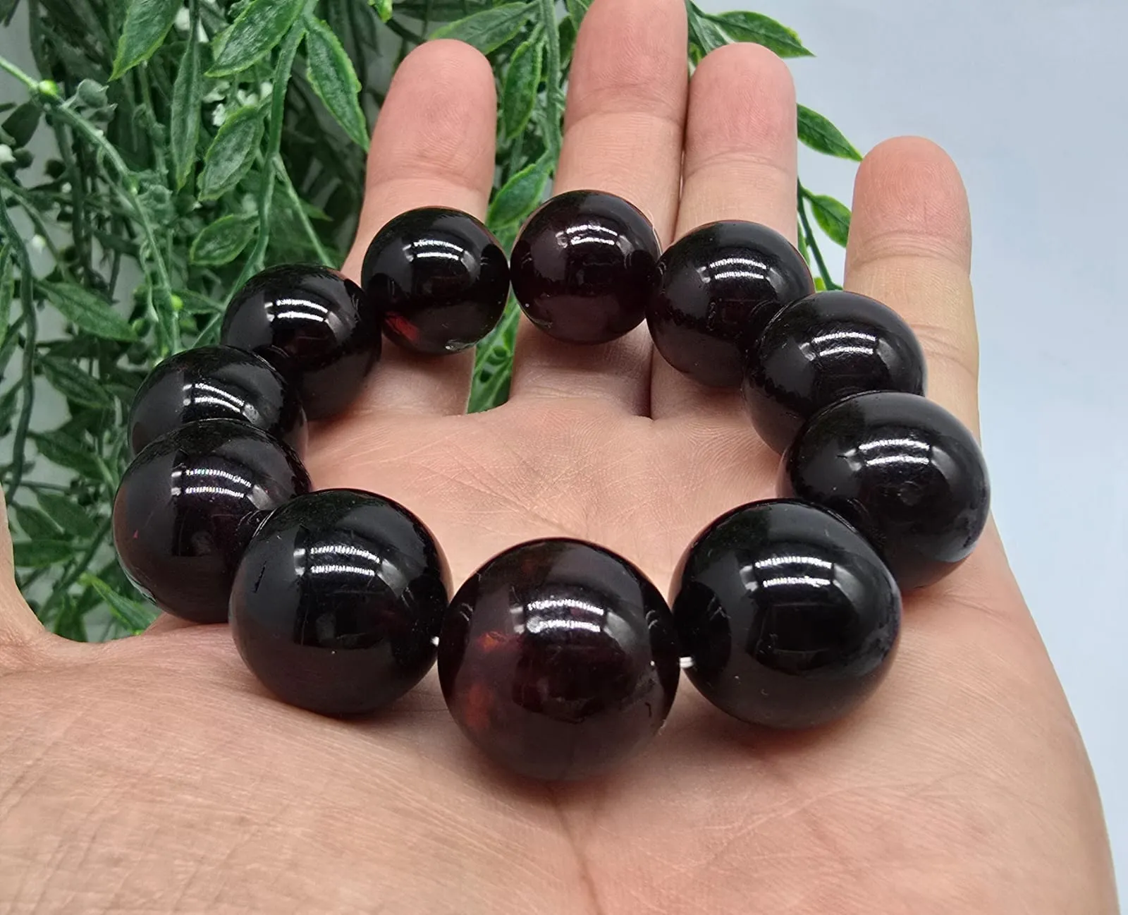 Red Amber High-Grade Bracelet 16mm