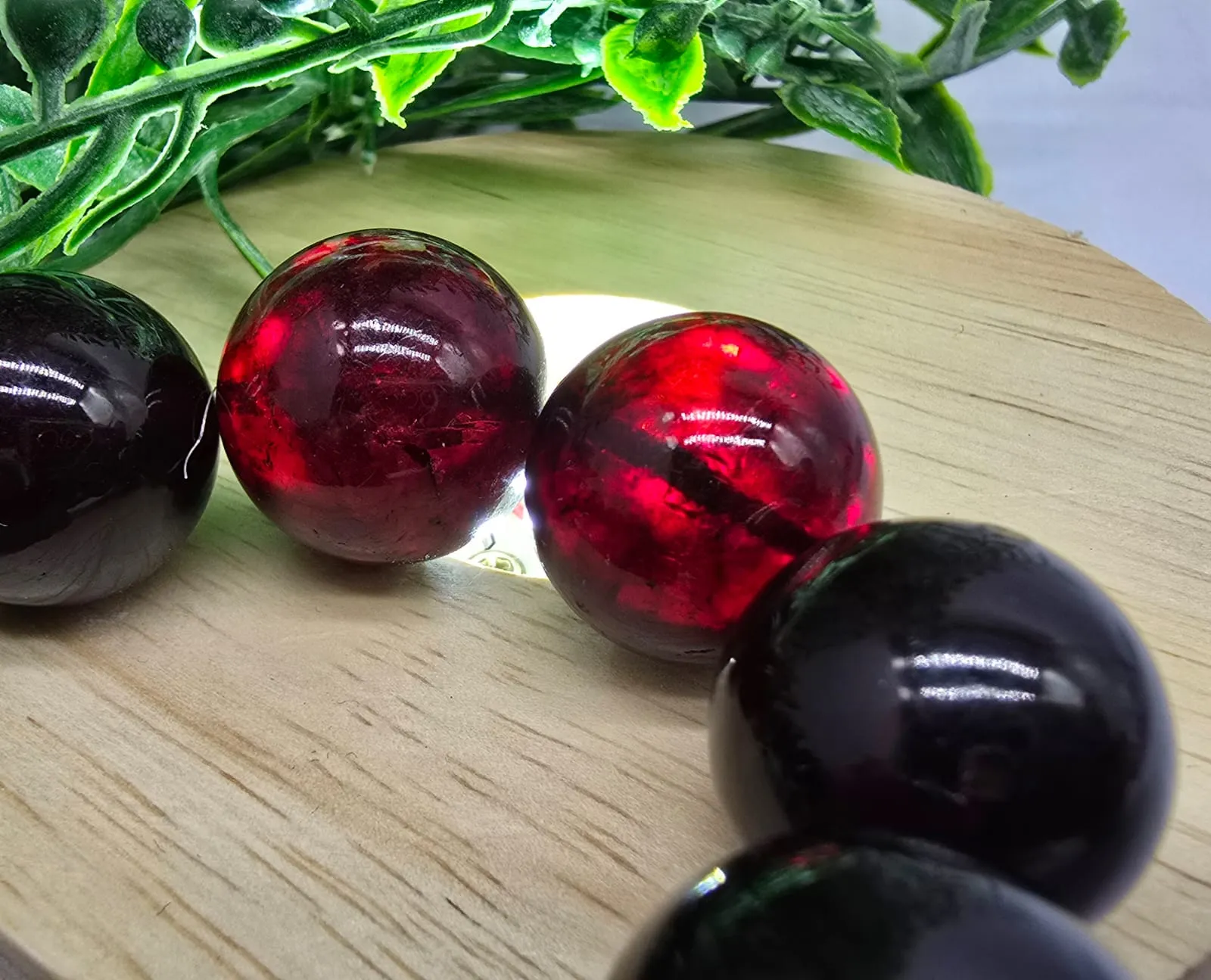 Red Amber High-Grade Bracelet 16mm