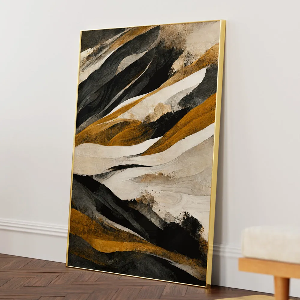 Rough Mountains Landscape Wall Art Painting Scenery Painting