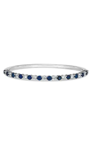 Sophia 06 Blue Sapphire Bangle Small