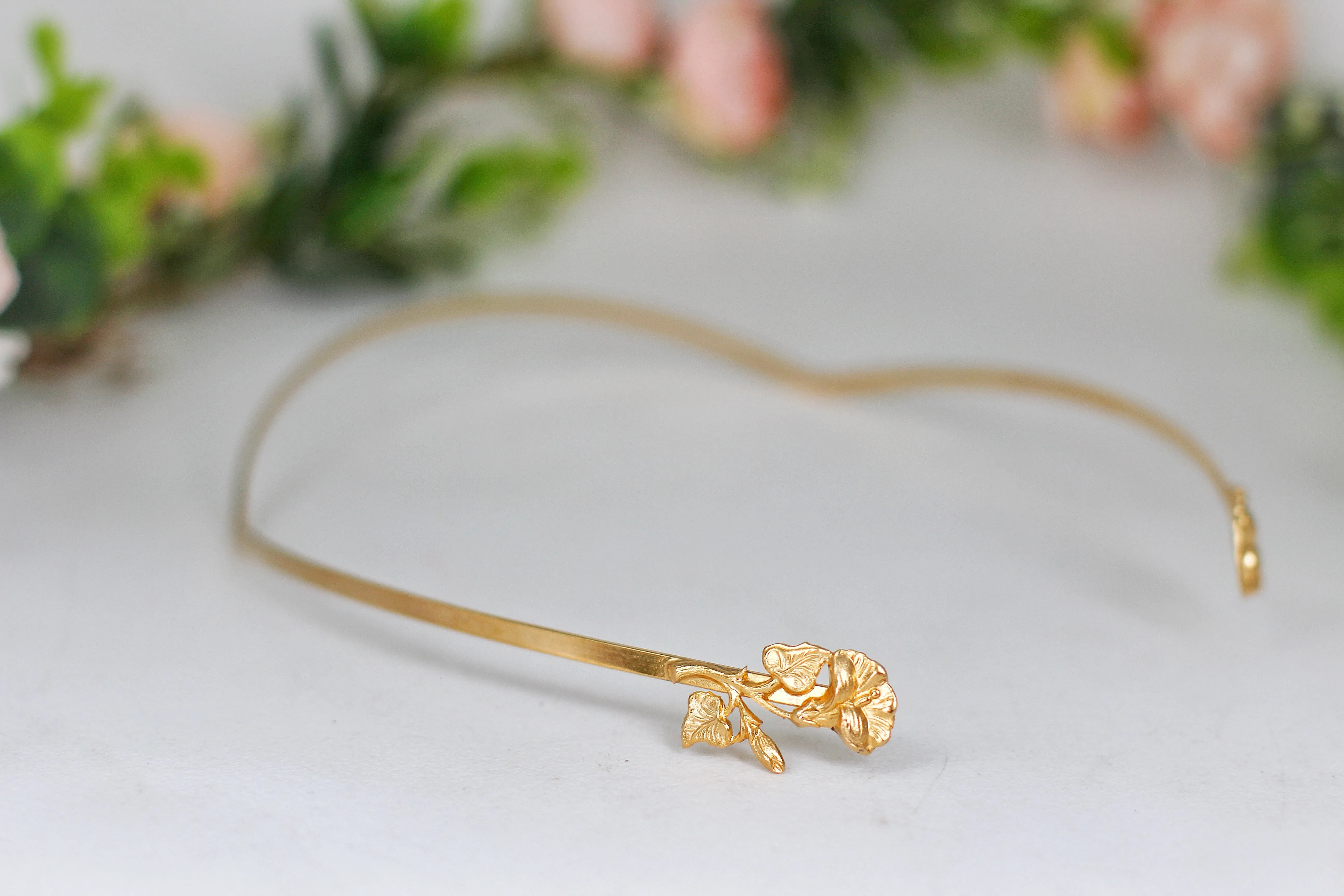 Tiny Flowers Goddess Crown