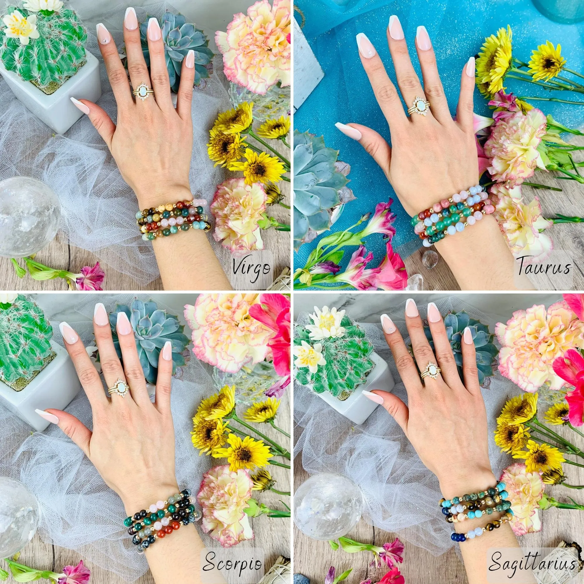 Wholesale Zodiac Crystal Bracelets Starter Set